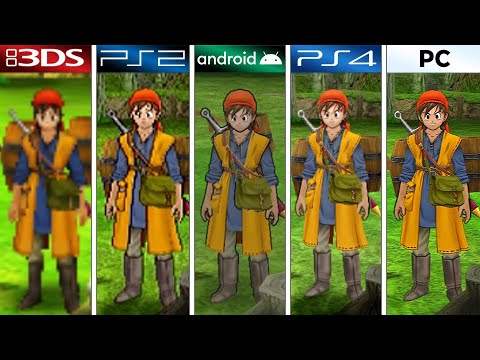Dragon Quest VIII (2004) 3DS vs PS2 vs Android vs PS4 vs PC (Graphics Comparison)