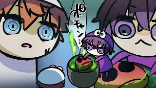【前編】明那を蘇らせようと試みるイッテツと介護人北見【にじさんじ/手描き切り抜き】
