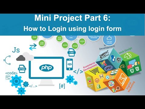 php tutorial in hindi Mini Project Part6 How to login using html login form