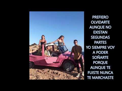 Prefiero olvidarte / Mantra feat Edurne - letra