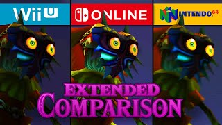The Legend of Zelda: Majora's Mask Extended Graphics Comparison (Switch vs Wii U & N64)