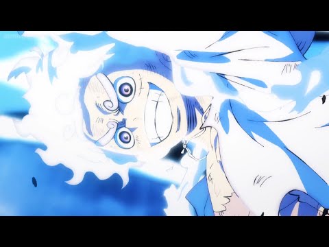 GEAR 5 LUFFY VS KAIDO..... LUFFY USES GOMU GOMU NO KAMINARI