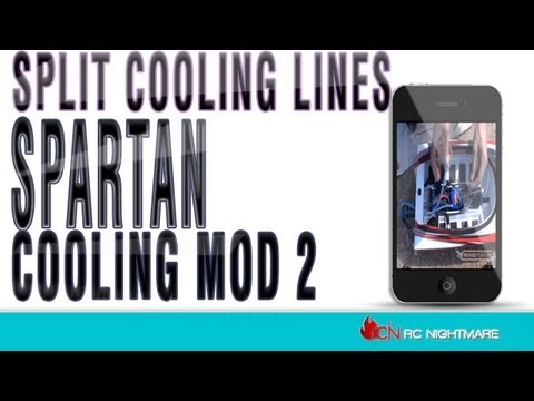 Traxxas Spartan Cooling Mod 2-Split Cooling Lines