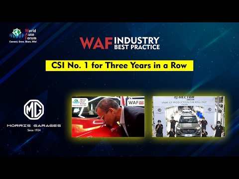 9th IVASS - MG Motor India  - Industry Best Practice at WAF