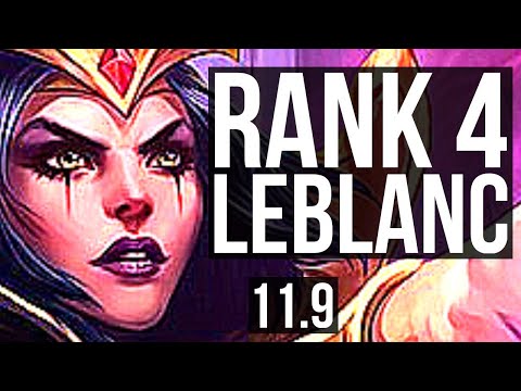 LEBLANC vs SETT (MID) | Rank 4 LeBlanc, 3/1/8, Rank 30 | KR Challenger | v11.9