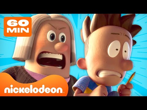 Big Nate's Best School Moments From Every Episode For 1 HOUR! | Nicktoons