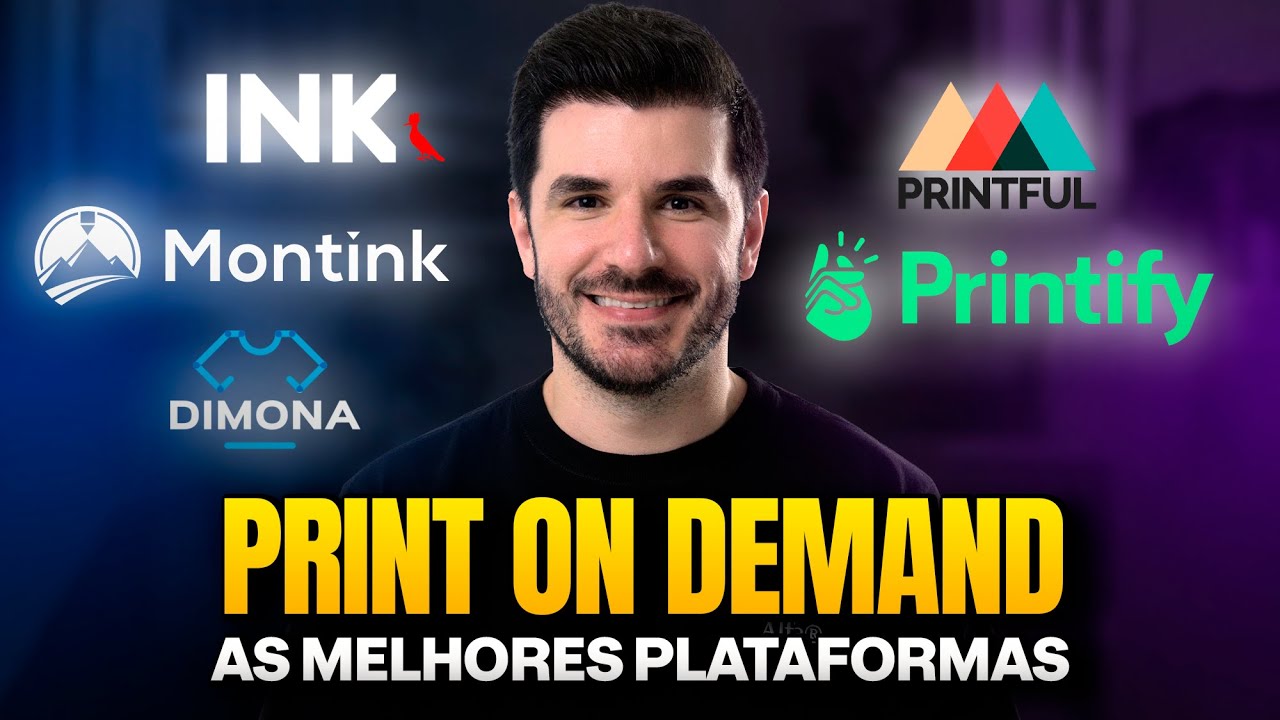 Melhores PLATAFORMAS para criar marca PRINT ON DEMAND em 2025