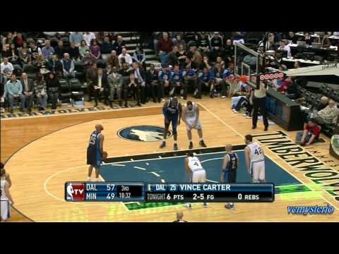Vince Carter highlights vs Timberwolves (02.10.2012)