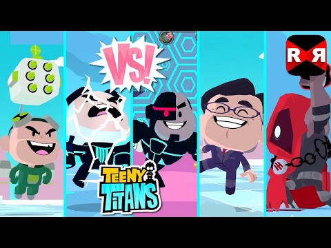 Teeny Titans - All Gizmo VS The Hooded Hood - iOS / Android Gameplay Video