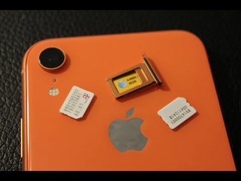 iPhone XR How to install and remove SIM CARD