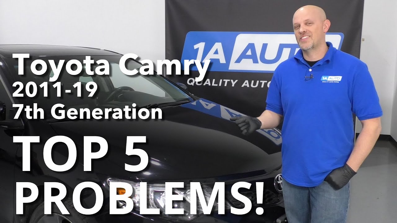 Top 5 Problems Toyota Camry Sedan 7th generation 2011-19