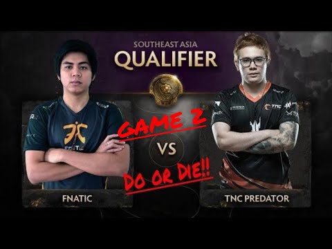 #dota2 #dota #seadota2 #TNC  Fnatic vs TNC Predator Game 2  TI10 SEA Qualifiers  Grand Finals