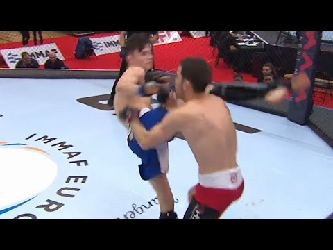 Guilaume Bletio (FRA) Vs Lee Hammond (IRE) | 146-155lbs IMMAF Men's Championship 2015, Birmingham