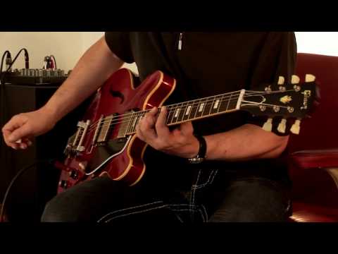 Immagine 2016 Gibson Custom Shop Memphis ‘63 ES-335TDC Bigsby - Cherry VOS | USA Historic Vintage 1963 Semi-Hollow Slim Taper Neck Block Inlays | CoA OHSC - 26