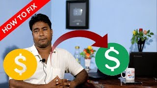 How to fix Yellow Dollar YouTube video problem ! Not suitable for all advertiser - request a review