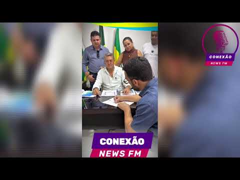 Assinatura da Ordem de Serviço para a Construção do CMEI em Faina