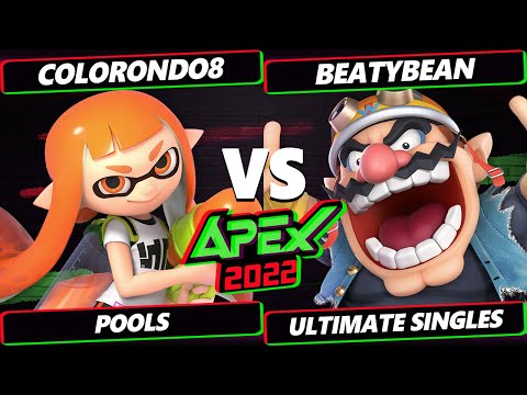 Apex 2022 - Colorondo8 (Inkling) Vs. BeatyBean (Wario) SSBU Ultimate Tournament