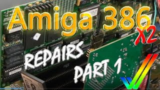 Amiga 386 Bridgeboard Repairs Part 1 (2 x A2386) - Lots of corrosion
