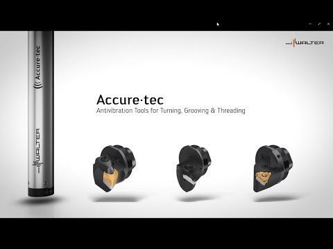 A3001 MODULAR, VIBRATION-DAMPED BORING BAR - Accure·tec – low-vibration turning of large bores.