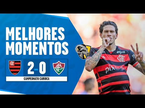 FLAMENGO 2 X 0 FLUMINENSE | CAMPEONATO CARIOCA | MELHORES MOMENTOS