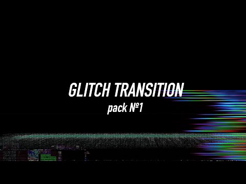 Free Glitch Transition Overlay Pack HD 4K