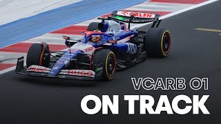 VCARB 01 ON TRACK!