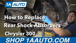 How to Replace Rear Shock Absorbers 05-14 Chrysler 300