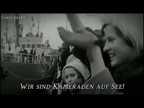 Kameraden auf see - With German, English and Indonesia Lyrics