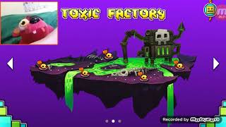 FNAF plush: Foxy plays geometry dash world. Jump or die is what's happening!!