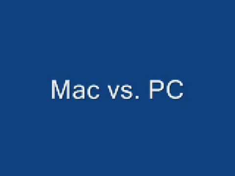 Mac vs. PC Song (DOWNLOAD LINK)