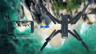 SNAPTAIN® SP510 Foldable GPS FPV Drone with 2.7K Camera