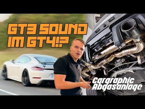 GT3 SOUND in a GT4!? Cargraphic exhaust system