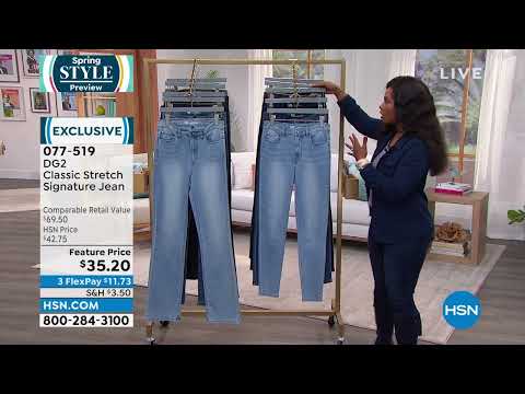 DG2 by Diane Gilman Classic Stretch Signature BootCut Je...