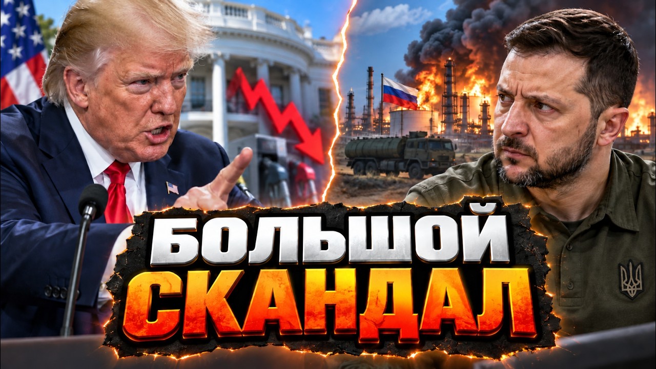 😱ТРАМП ОБВИНИЛ УКРАИНУ В ТОПЛИВНОМ КРИЗИСЕ/ СПАСЕНИЕ НЕФТЯНКИ ПУТИНА?/ ПОПЫ