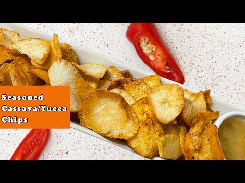 How To Prepare And Package Seasoned Cassava / Yucca Chips #cassavachips #yucca