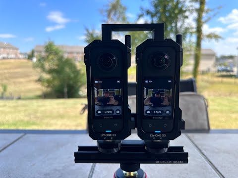 2 Insta360 X3's - VR180 Test