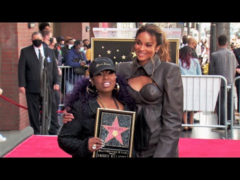 Ciara presents Missy Elliott w/ Hollywood Walk of Fame Star [HD] 2021