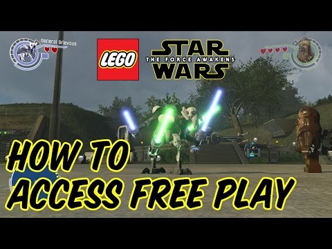 LEGO Star Wars The Force Awakens - How to Access Free Play in Hub Areas