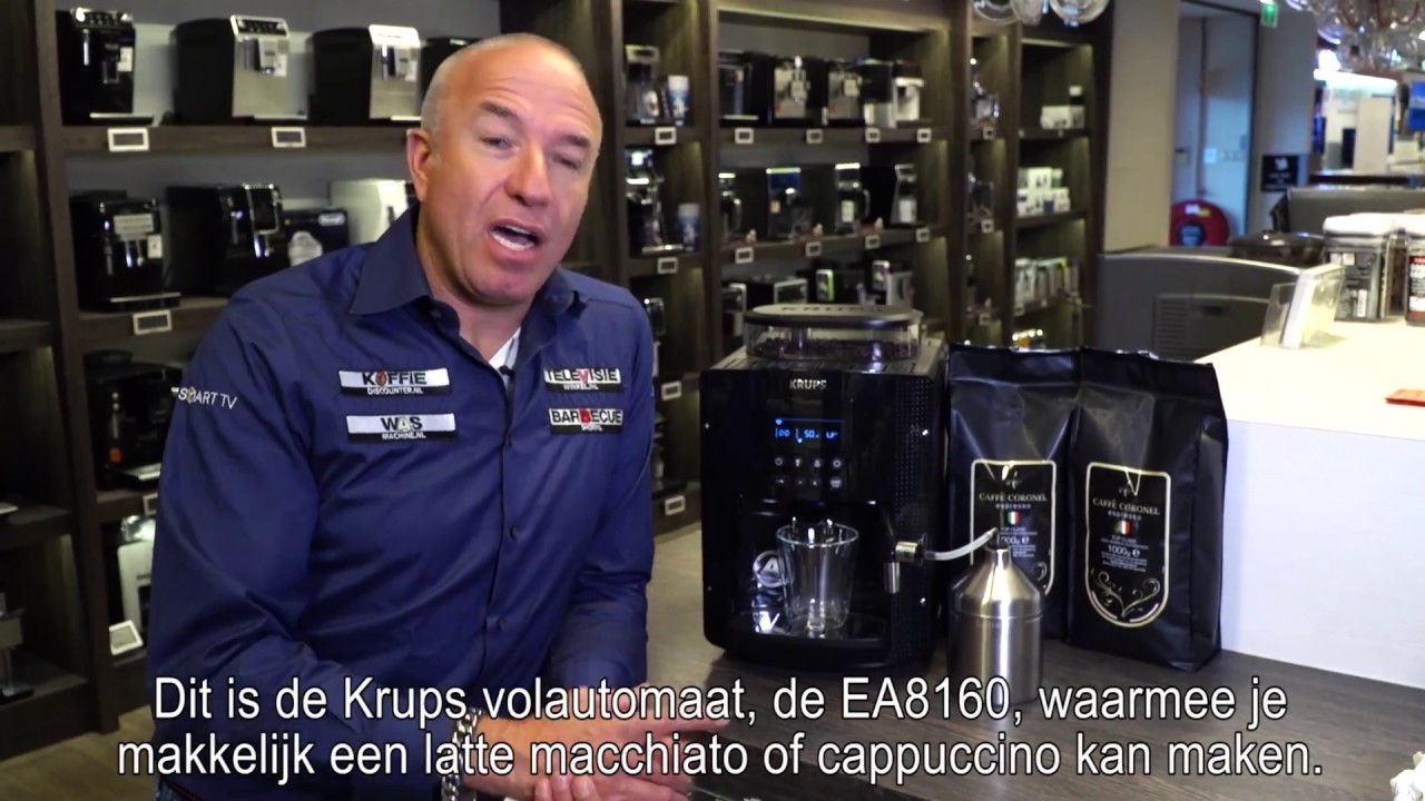 Krups EA8160 volautomaat - van €479,- voor €299,-| Weekendknaller