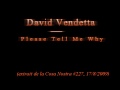 David Vendetta - Please tell me why 