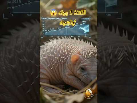 😱 القنفذ لا يولد بالشوك!