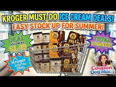 Name Brand Ice cream as LOW as $1.49 at Kroger! 