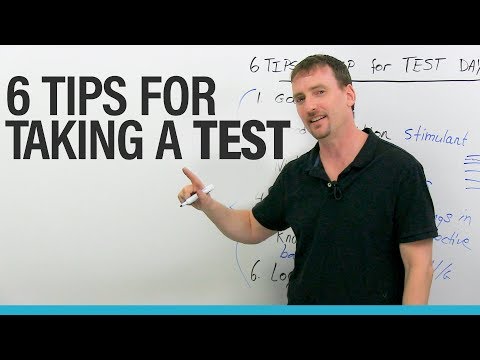 我的6個最重要的測試和考試技巧 (My 6 TOP tips for taking tests and exams)