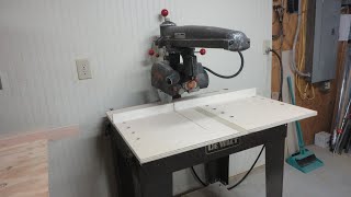 How To Completely Align A Radial Arm Saw