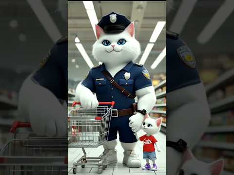 Wao! Cat Police ready  #youtubeshorts#shorts#shortvideo#love#shortsfeed#shortsviral