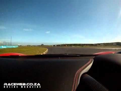 Ferrari 458 Italia around Killarney Raceway (In-car footage)