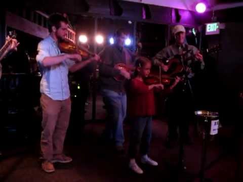 Tenaya Cooley plays Bill Cheatham on fiddle with the Green Mountain Bluegrass Band