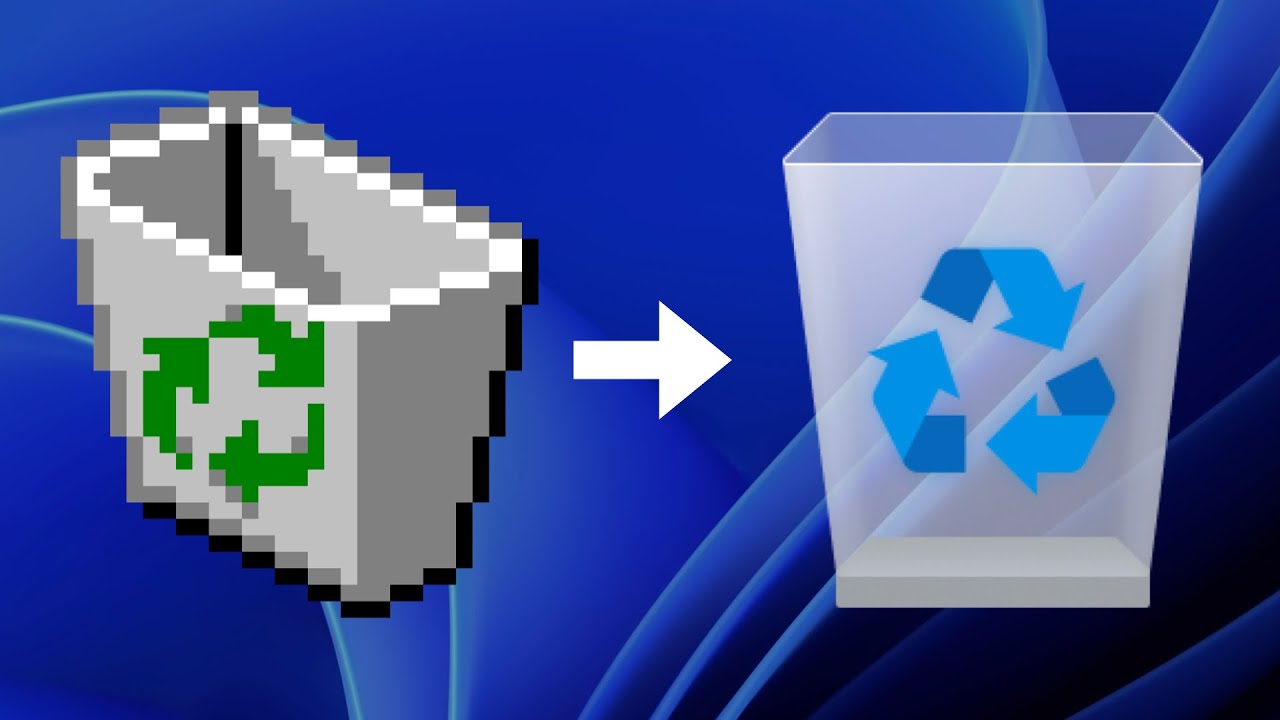 Windows Icon Evolution: Recycle Bin