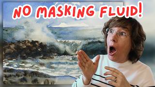 Crashing Waves in Watercolor | The Technique Everyone's Missing