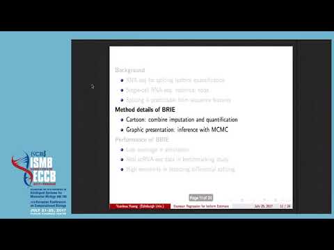 SS04-II: Transcriptome-wide splicing... - Yuanhua Huang - Special Sessions - ISMB/ECCB 2017